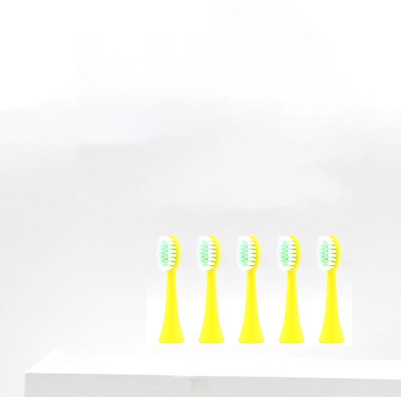 5pc Replacement Tooth Brush Heads for Kids Children's Electric Sonic Toothbrush Cartoon Pattern Oral Care Clean Teeth Whitening