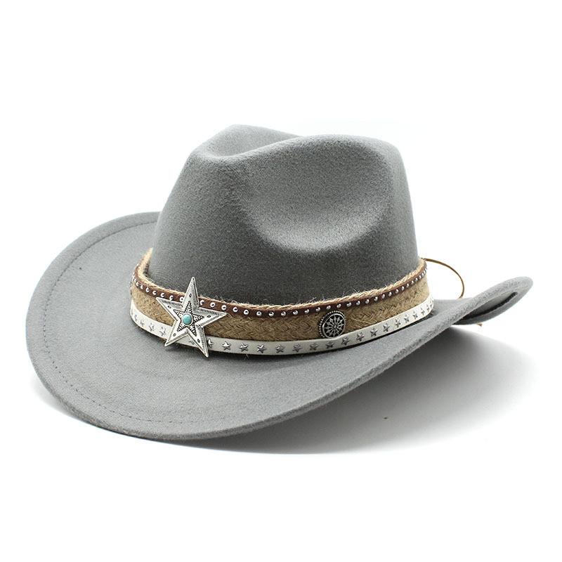 Classic Wool Felt Fedora Hat With Wide Brim For Summer Stylish Men Women