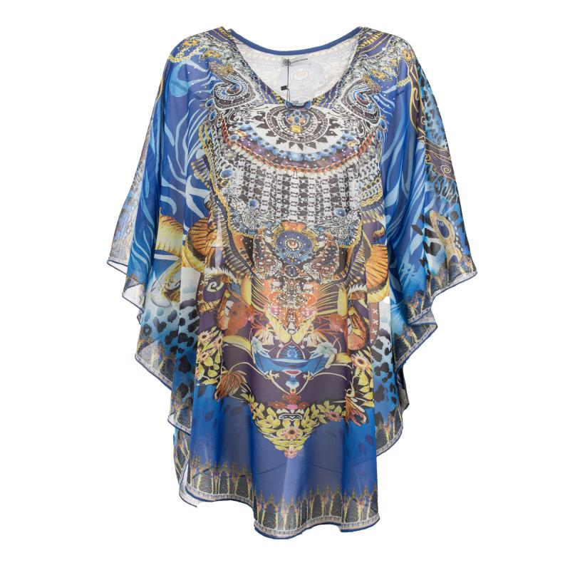 

Женская короткая пляжная туника в тон GERARD PASQUIER