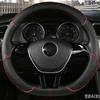 Car Steering Wheel Cover PU Leather For Honda Civic D/O Shape 36cm Jade SUZUKI Alto LINGYANG NISSAN Juke Toyota Aqua Prius