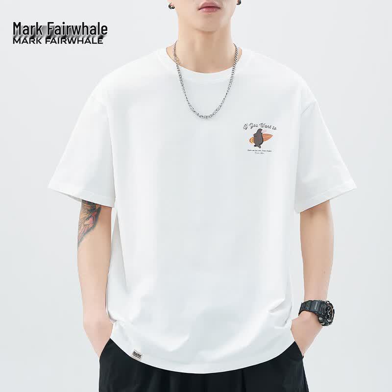 Mark Fairwhale Men s 100% Cotton Short Sleeve T-Shirt M