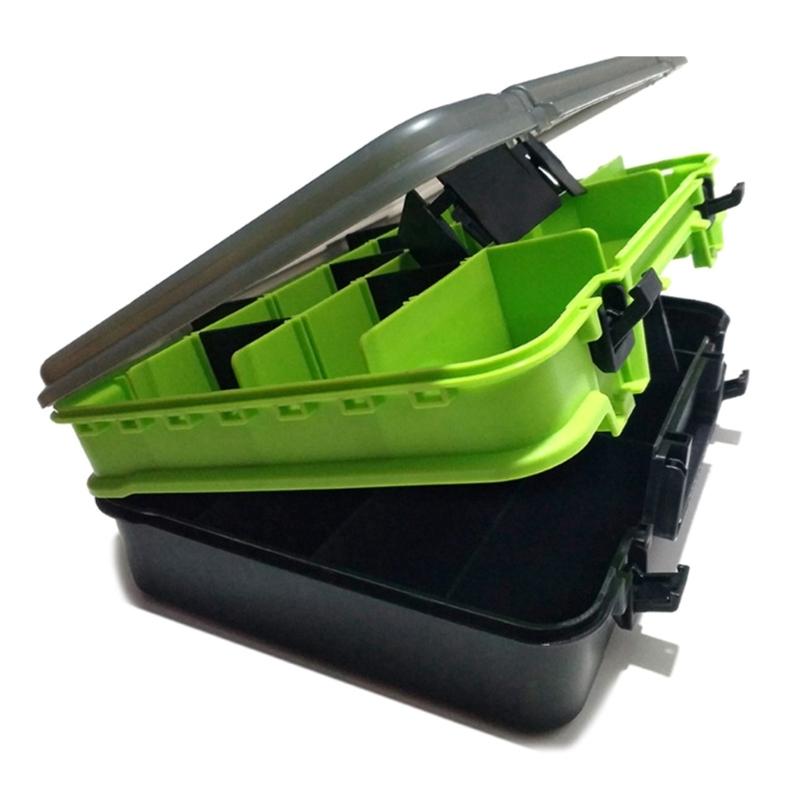 Fishing Hook Organizers Clear Adjusted Dividers Terminals Tackle Case