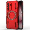 For Samsung Galaxy A36 5G Magnetic Case Butterfly Armor Hollow Heat Dissipation PC+TPU Phone Cover