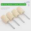 Cashmere Wool Felt Polishing 3mm Shank Buffing Wheels Cashmere Polishing  For Dremel