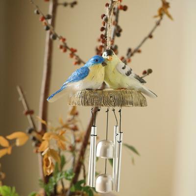 Wind Chime Bird Hanging Windchime Decorative Pendant Sweet Sound for Home