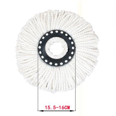 Rotating Round 16Mm Mopping Head Microfiber Rag Mop Cloth Replacement Clean Tool