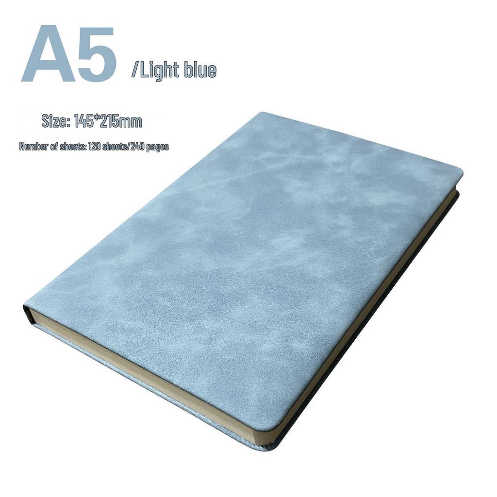 Korean Style Leather Cover Creative Diary Notebooks - Set of 5