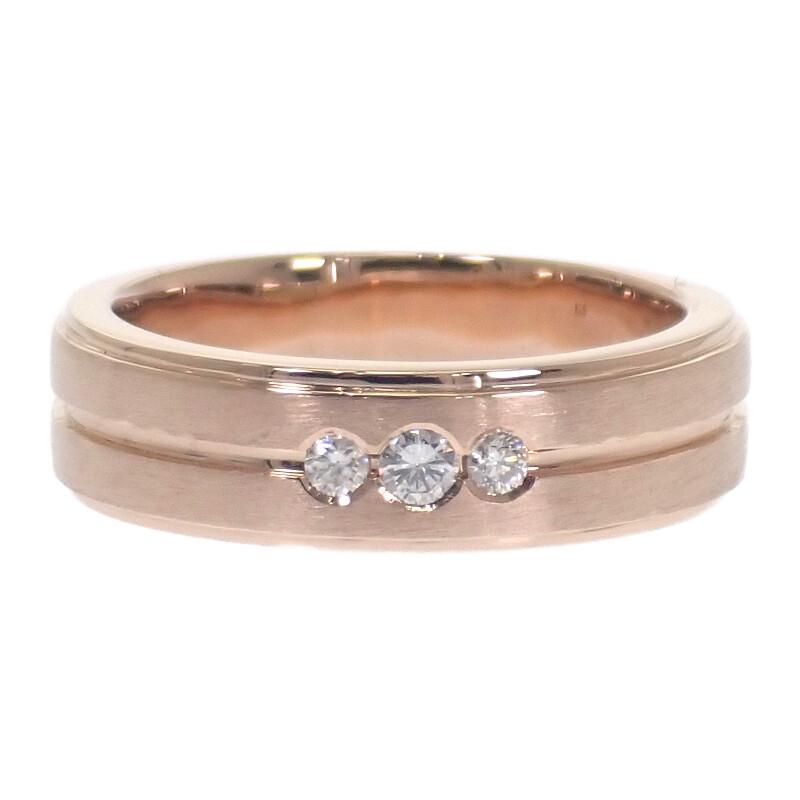 No Brand  #18(JP Size) Ring K18 Pink Gold Mens