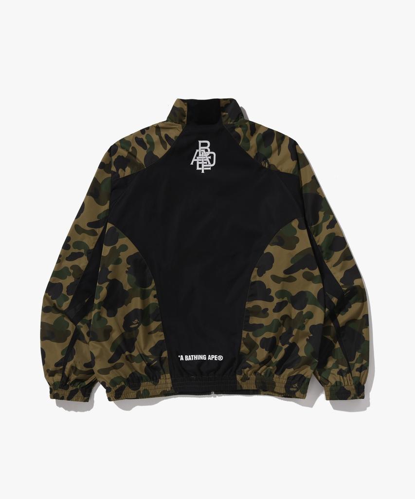 Bape First Camo Stand Collar Track Jacket (M) Green