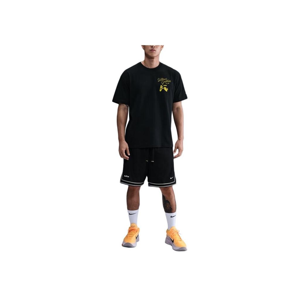 Nike FW25 Letter Round Neck Pullover Short Sleeve T-Shirt Men Tops IH8537-045
