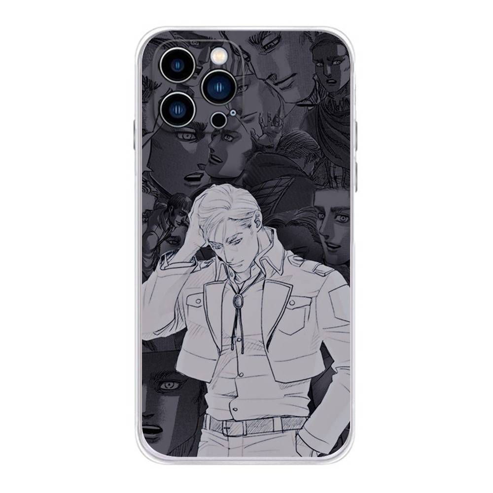 Anime E-Erwin S-Smiths Phone Case For iPhone 16,15,Pro,Max,14,Plus,13,12,11,E Mini Air,17,Pro Drop Protection Cover TPU