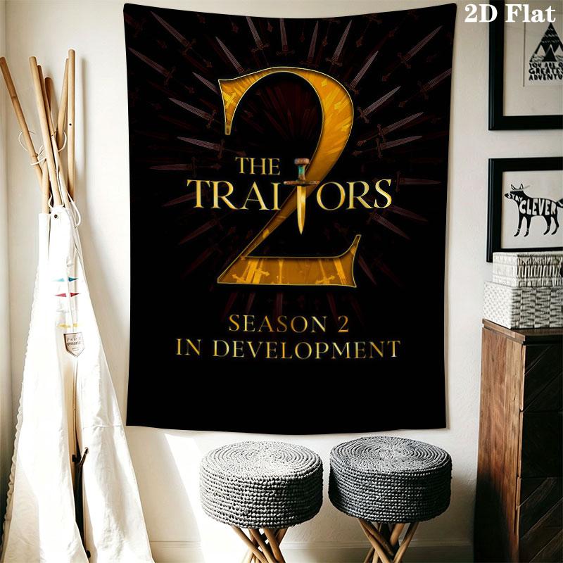 The Traitors Kids Wall Hanging Printed Fabric Blanket Decorative Tapestries for Bedroom Living Room Home Decor