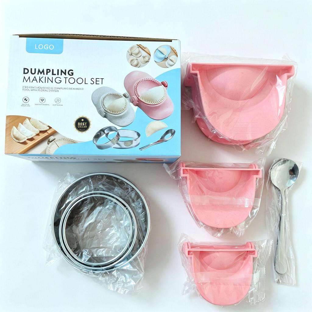 Manual Dumpling Mold - Large Size Handmade Dumpling Maker for Wrapping and Pinching Dumpling Skins