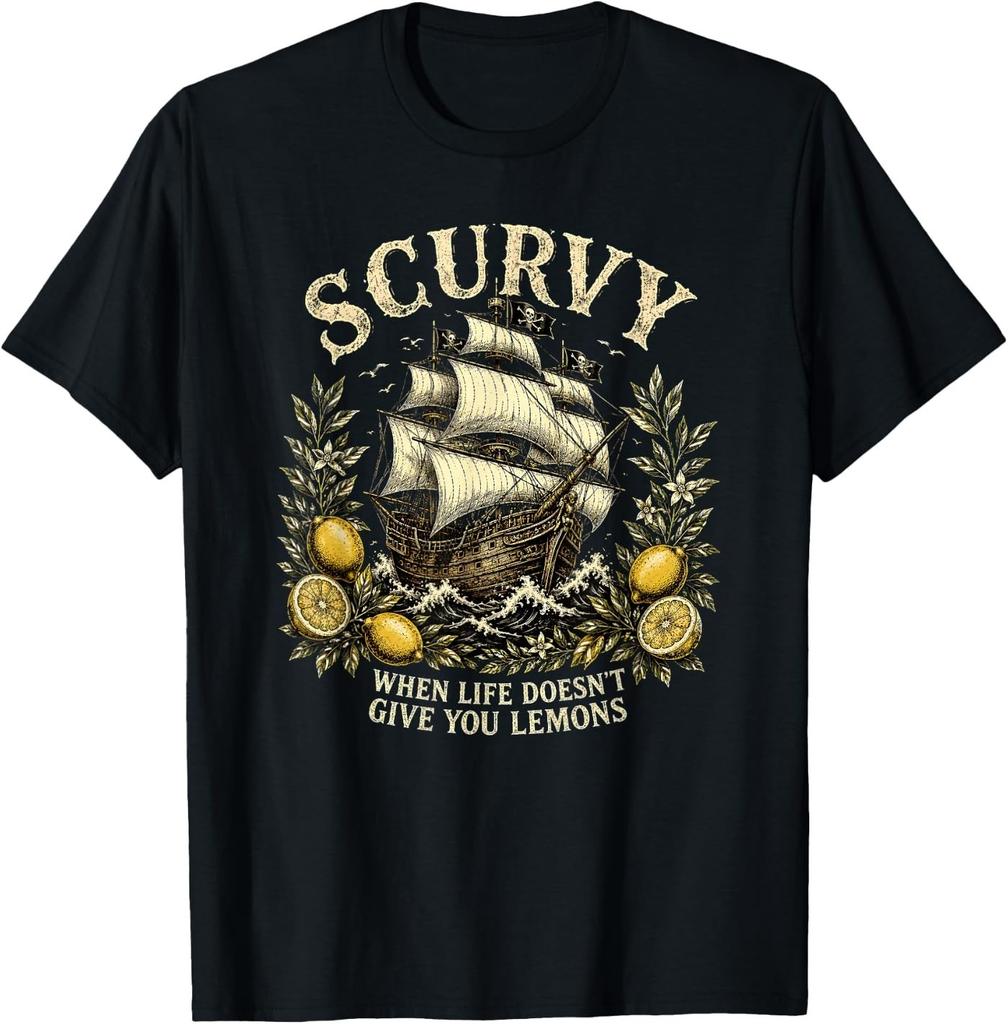 Skorbut Lustiger Piratenhumor Wenn das Leben dir keine Zitronen gibt T-Shirt