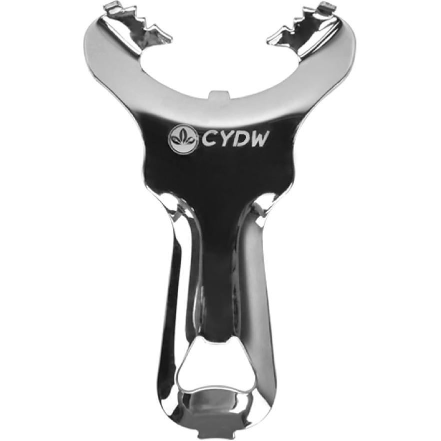 CYDW Mason Jar Opener Tool with No Lid Dents or Damage, Can Opener Manual Multi-Purpose, Easy Twist Manual Handheld Top Remover Utensil, Canning серебряный