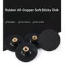 3Inch/4Inch Soft Rubber Backing Pad Polishing Grinding Disc Holder For Angle Grinder Grinding Machine