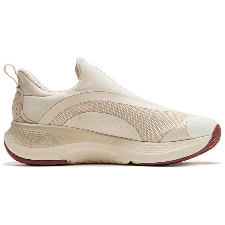 Li-Ning Soft Go Comfortable Minimalist Non-Slip Wear-Resistant Low-Top Casual Shoes Women sneaker Light-Pink AGLU100-2