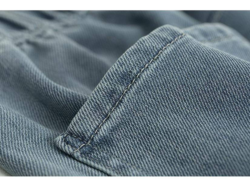 Lyocell 49.6% Super Soft Elastic Waist Denim Curved Leg Floor-Length Banana Pants - Spring Collection