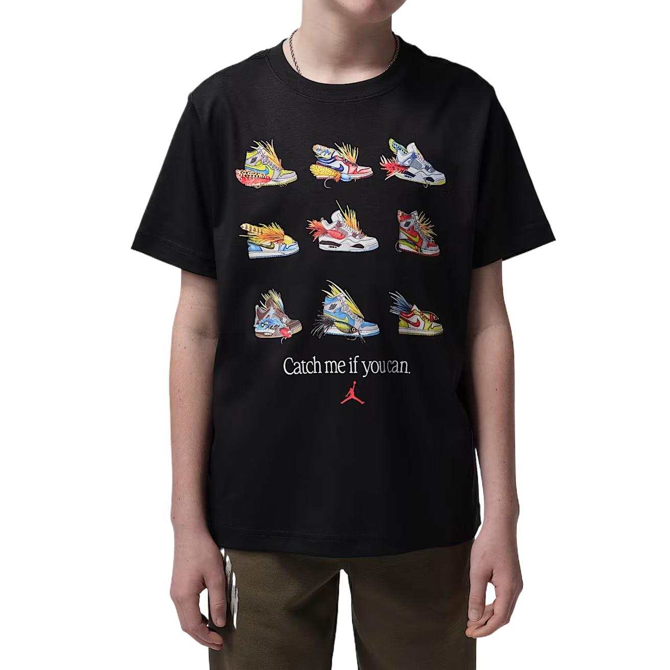 

Jordan T-Shirt Printed Fun Knit Kids tops IW1462-010 XS