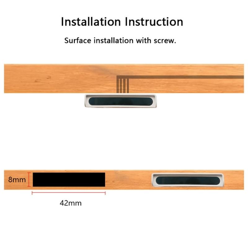 2Pcs Double Side Induction Door Switches Cabinet Door Open/Close Sensors Switches Door Control Cabinet Lighting Accessory