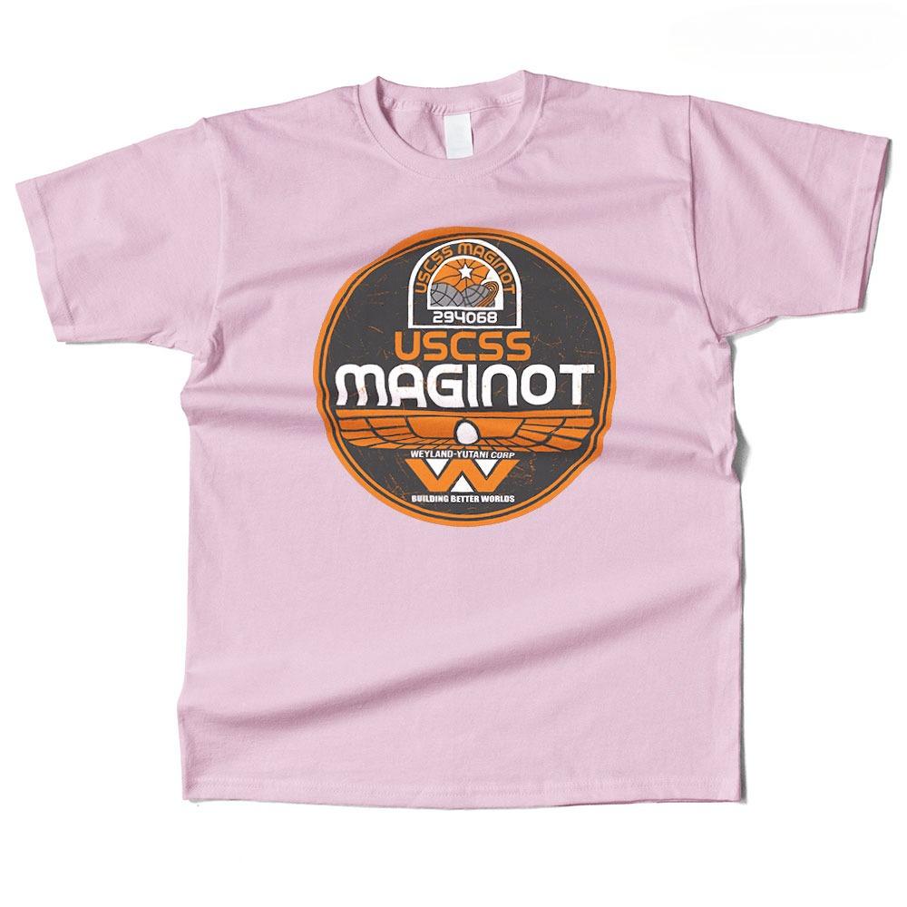 Unisex Baumwolle USCSS Maginot Grafik Hochwertiges T-Shirt Street Casual Stil Tee für Unisex und DAMEN