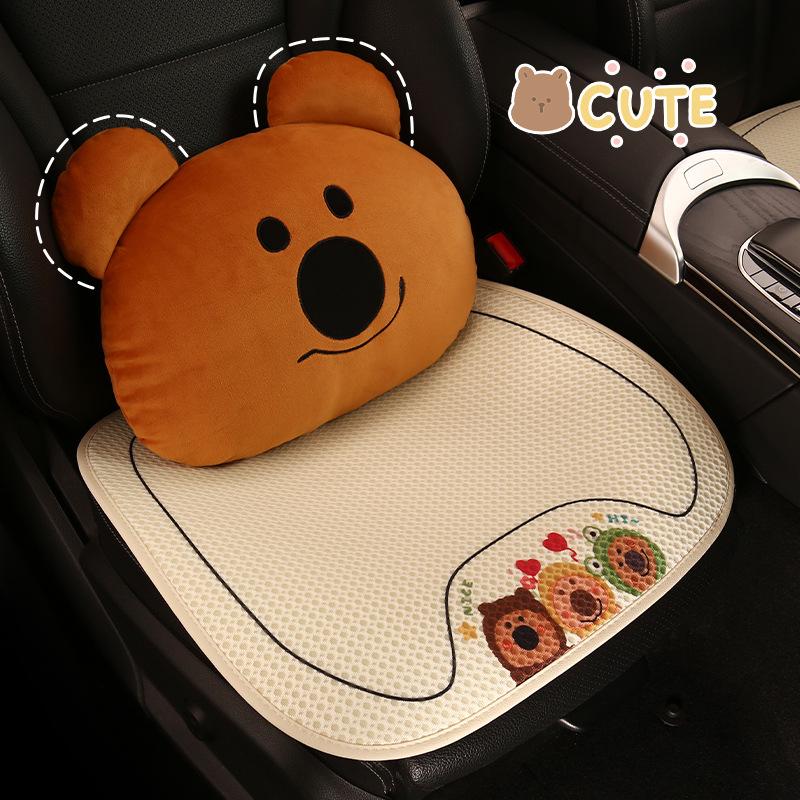 Universal Cartoon Car Seat Cushion for Four Seasons, Fits Sihao Fairy A5, AiPao E50A, E40X, X4
