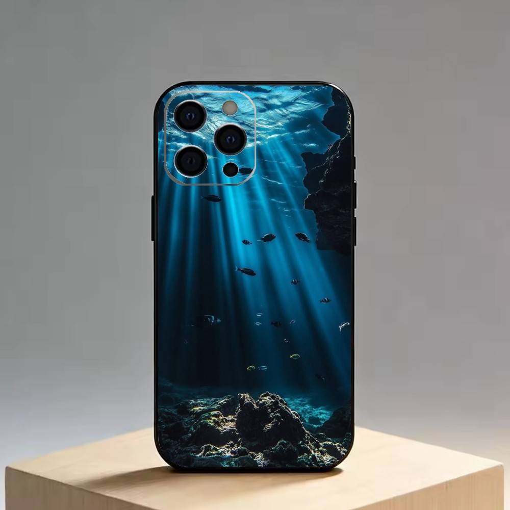 The Underwater World Texture   Phone Case Silicone Soft For IPhone 17 16 15 14 13 12 11 X XR Plus Pro Max Plus