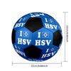 Hamburger Sportverein 2 Indoor Soccer Ball Colorful Machine Stitched PVC Size 5 Team Training Competition Ready Durable High-Bounce Cool Sports Gift