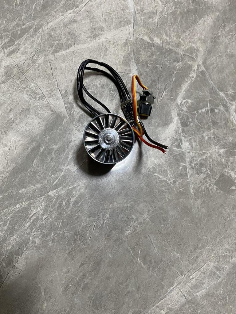 40mm High-Speed All-Metal Brushless Motor Hair Dryer Fan