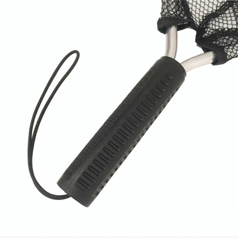 Foldable Fishing Net Outdoor Ultra-light Aluminum Alloy Catch Release Nylon Mesh Fishing Tackle