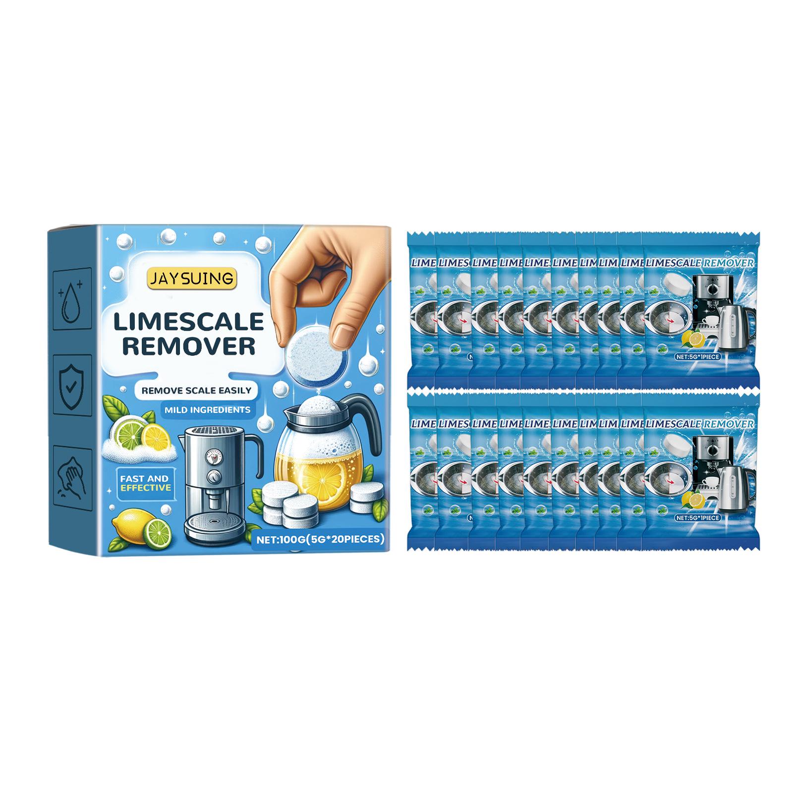 JAYSUING Multi-purpose Descaling Tablets for Electric Kettle and Water Scale Cleaning