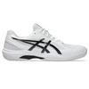 ASICS COURT HUNTER FF 1071A111 Indoor Sports Size 101 Size 2E Men's Shoes, (White/Black), 25.5 cm,