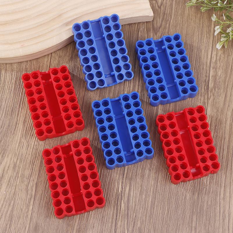 2 Buc Suport Bituri 32 Găuri Organizator Bituri Coadă Hexagonală Suport Bituri Șurubelniță Burghiu Pentru Depozitare Pentru Coadă 6.35Mm Cutie Depozitare