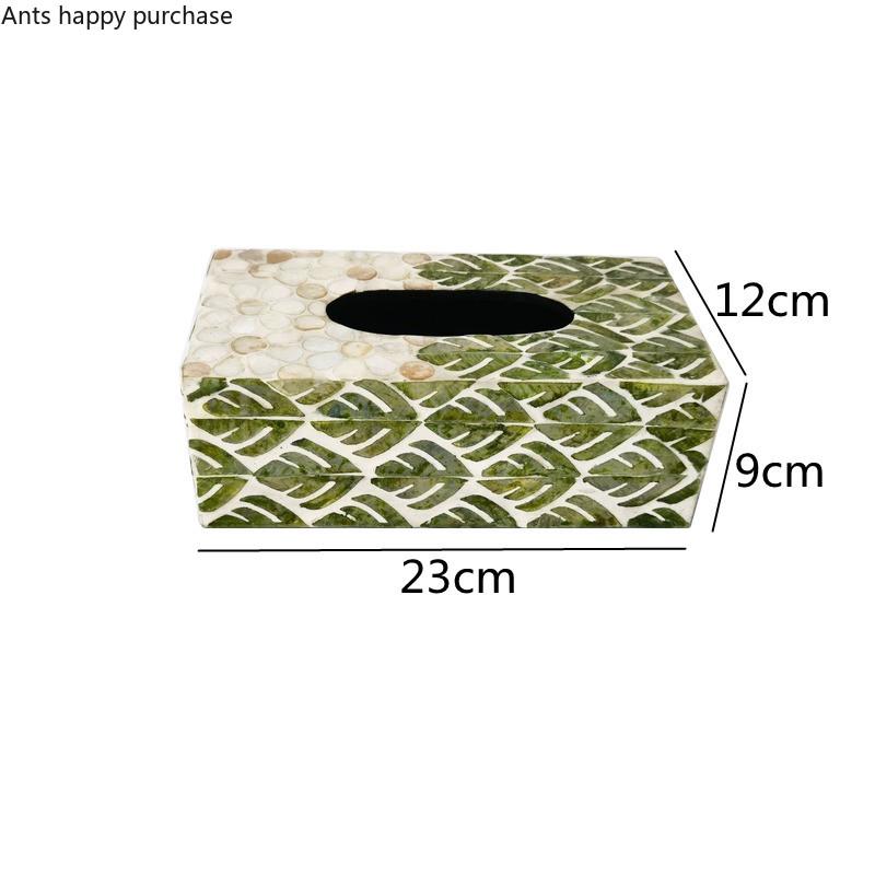 

Rectangular Shell Tissue Box Paper Boxes Napkin Boxes Paper Towel Holder Home Tissue Storage Box Napkin Holder Tissue Organizer
