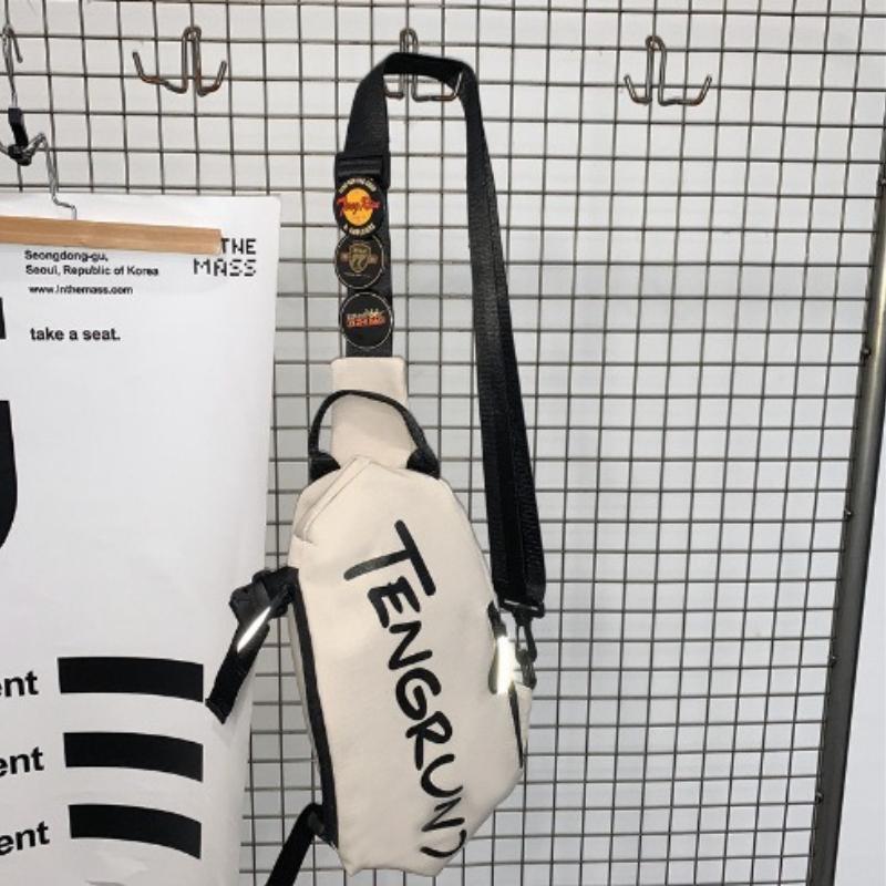 1Pc Men's Bags Fashion Messenger Bags Boys Backpacks Niche Sports and Leisure Bags Women's Shoulder Bags Personalized Japanese Breast Bags