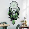 Handmade Glowing In Dark Dreamcatchers Wall Decorations Feathered Tassels Wall Hanging Wind Chimes Decors for Bedroom