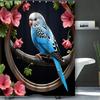Blumen- und Vogelmuster Duschvorhang Badezimmer Duschvorhang Wasserdicht Mit 12 Haken Heimdeko