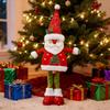 Christmas Doll Decoration Retractable Long Legs Plush Santa/Snowman/Reindeer Doll Toy Tabletop Standing Doll Ornament