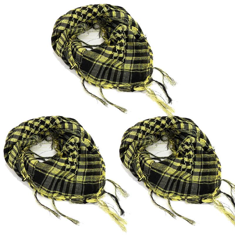 135Pcs 100X100Cm Outdoor Hiking Scarf Military Arab Tactical Desert Scarf Army Headwear Tassel T Universal Bandana Scarf Mask