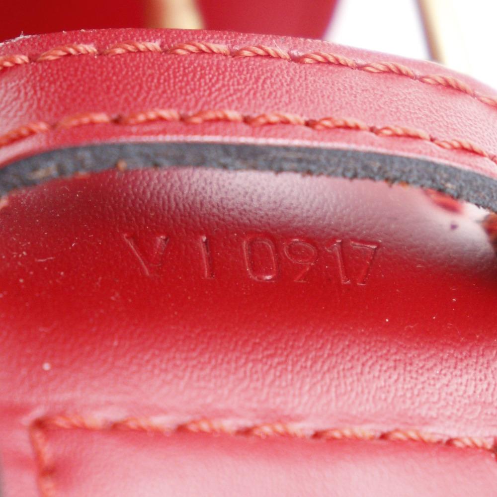 LOUIS VUITTON Sack de Paul Shoulder Bag M80207 Castilian red Red Epi Leather Women Used