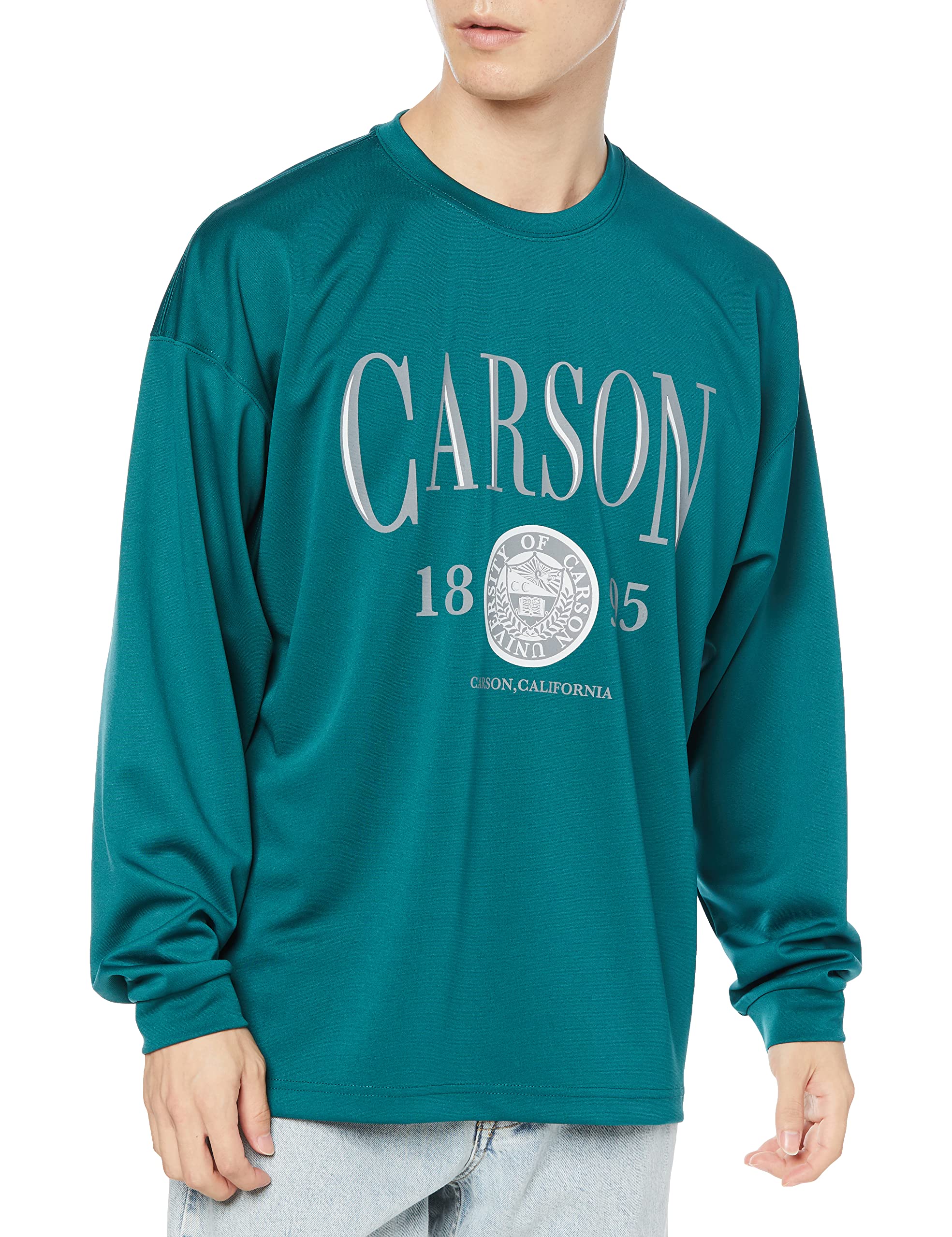 

Junred CARSON Men s College T-Shirt, Dark Green, Size S (ANM82130)