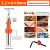 Woodworking Countersink Drill Bit Set: Precision Hole Opener and Screw Hole Beautification Tool.