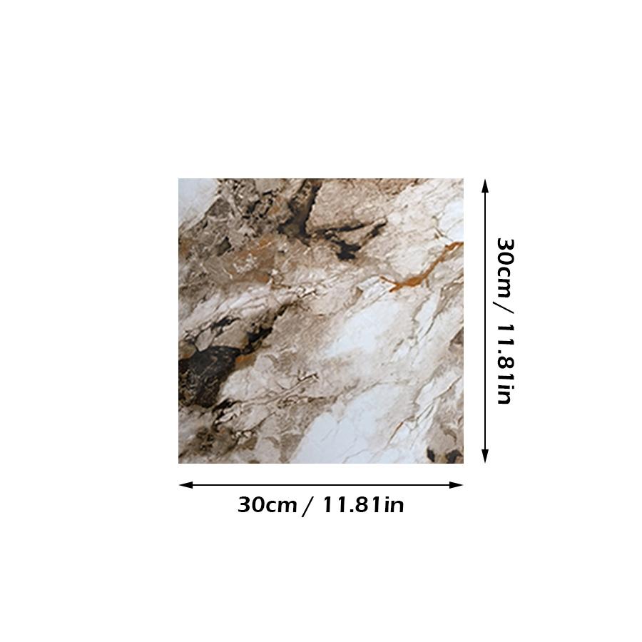 Sheet Paper 30cm*30cm Adhesive Wall Wallpaper Imitation Ceramic Tiles Bathroom Peel and Stick Wallpaper Waterproof Wall Stickers