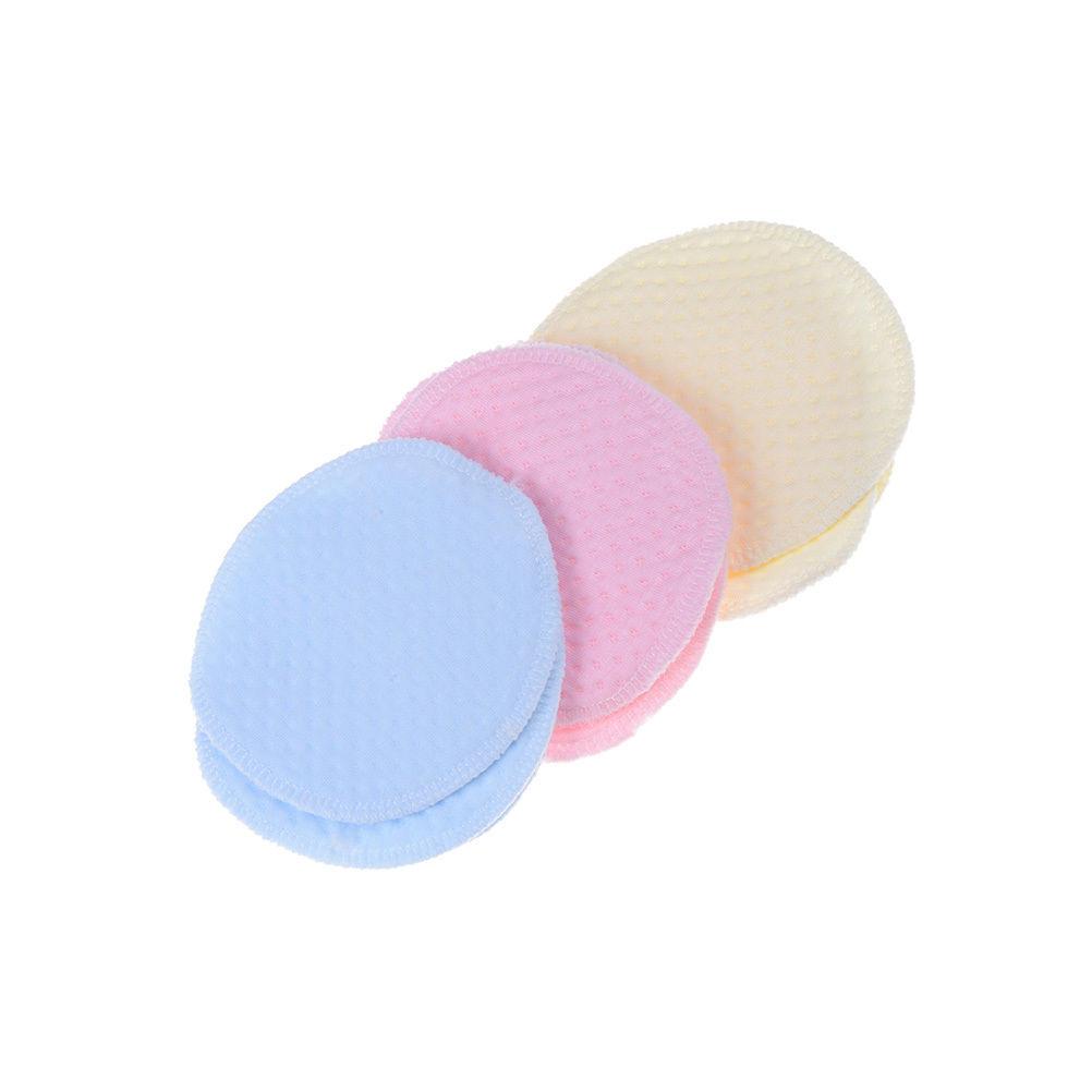 

6Pcs Reusable Washable Soft Cotton Absorbent Mom Mother Baby Breast Feeding Nursing Pads Bra Inserts Supplies Random color