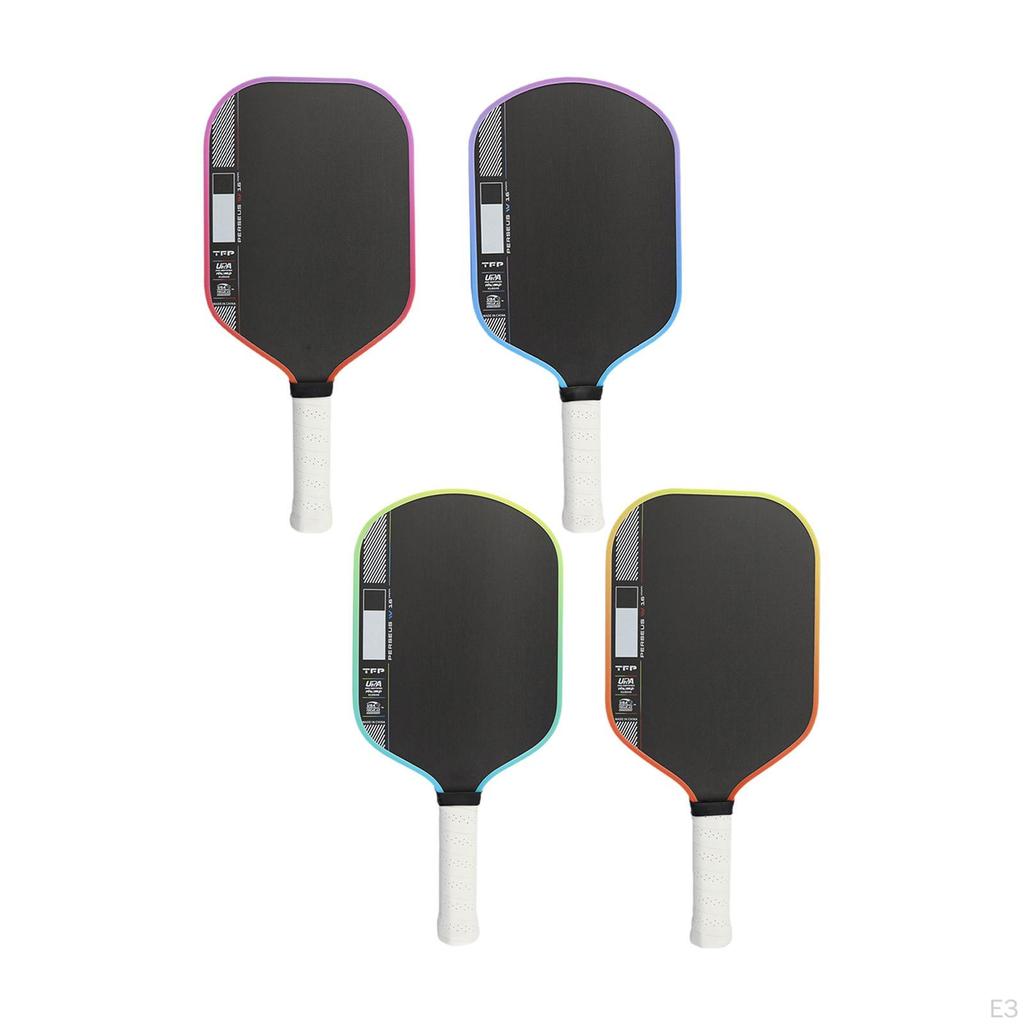 Professional Carbon Fiber Surface Pickleball Paddle for Men Women Tournament Purple Red