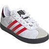 Hello Kitty x Adidas Originals GAZELLE Abrasion Resistant Low top Kids' Skateboarding Shoes White Red Kids' Sneakers IH9953