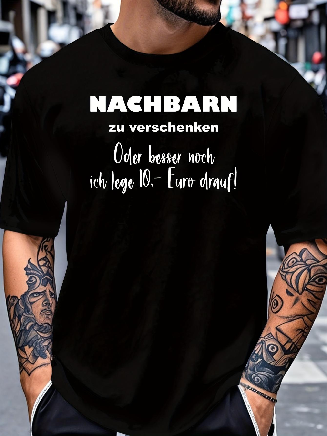 T-Shirt Y2K German Neighbor Joke M