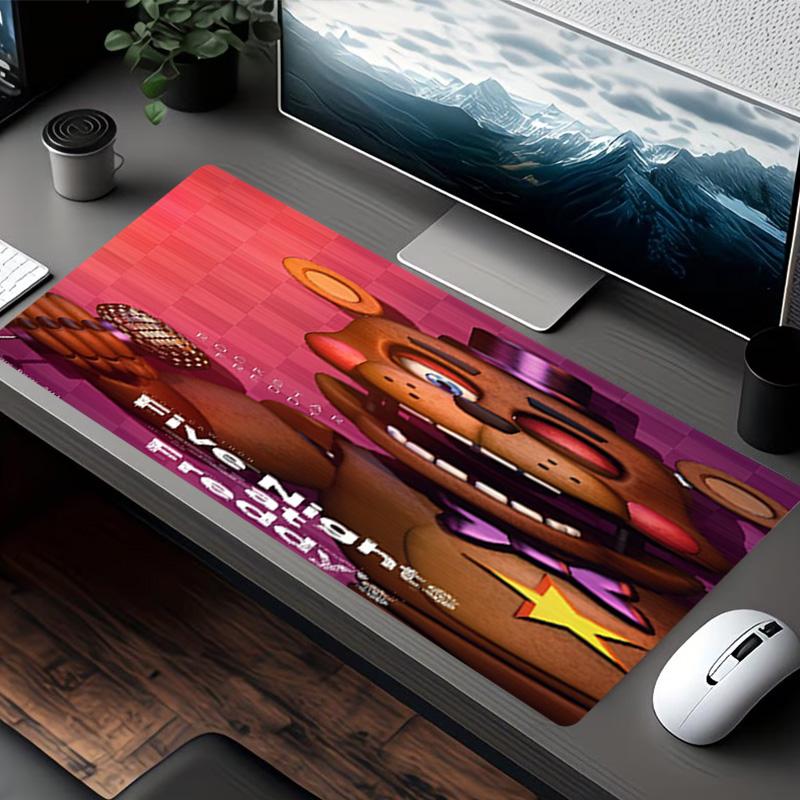 Five Nights at Freddy's Print Musemåtte, til Tastaturmåtte Bærbar PC Måtte til Kontor Hjemmebrug, Skrivebordsdekoration, Perfekt Fødselsdagsgave til Gamere