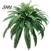 Realistic Artificial Fern UV Resistant Reusable Home Wedding Party Faux Natural-looking Greenery Plants Indoor Outdoor Garden Yard Decoration
