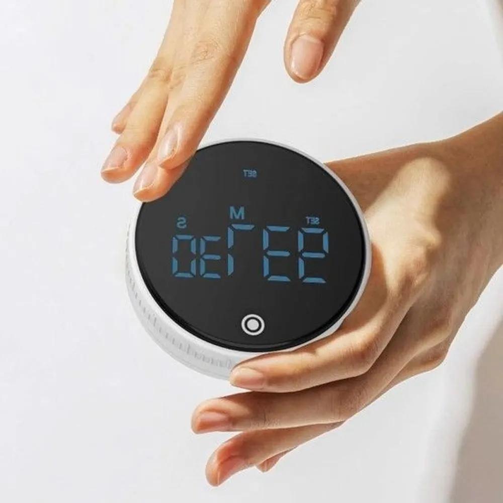 Stopwatch Digital Timer White Alarm CSAT Cooking Study Method For Studying CSAT Study Focus Kitchen Silent